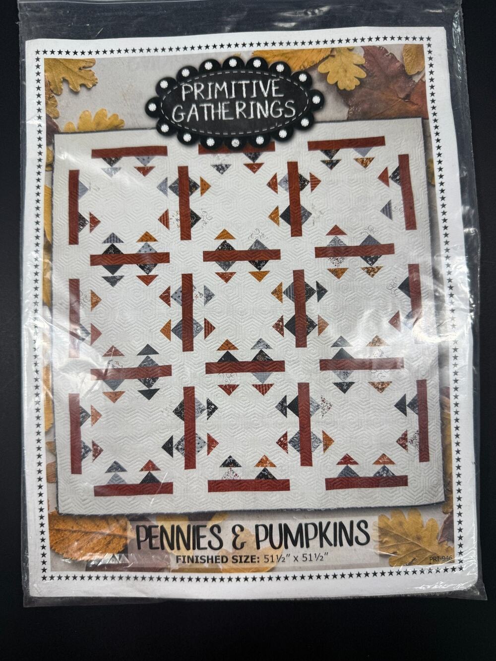 Primitive Gatherings "Pennies & Pumpkins" Pattern PRI 946 & Moda Charm Pack